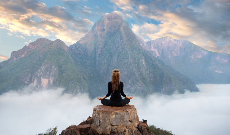 Meditazione In Montagna